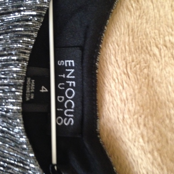 Midi Stretchy/Bodycon Dress Metallic top - Picture 2 of 3